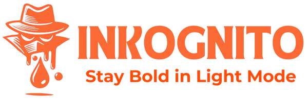 Inkognito logo with slogan