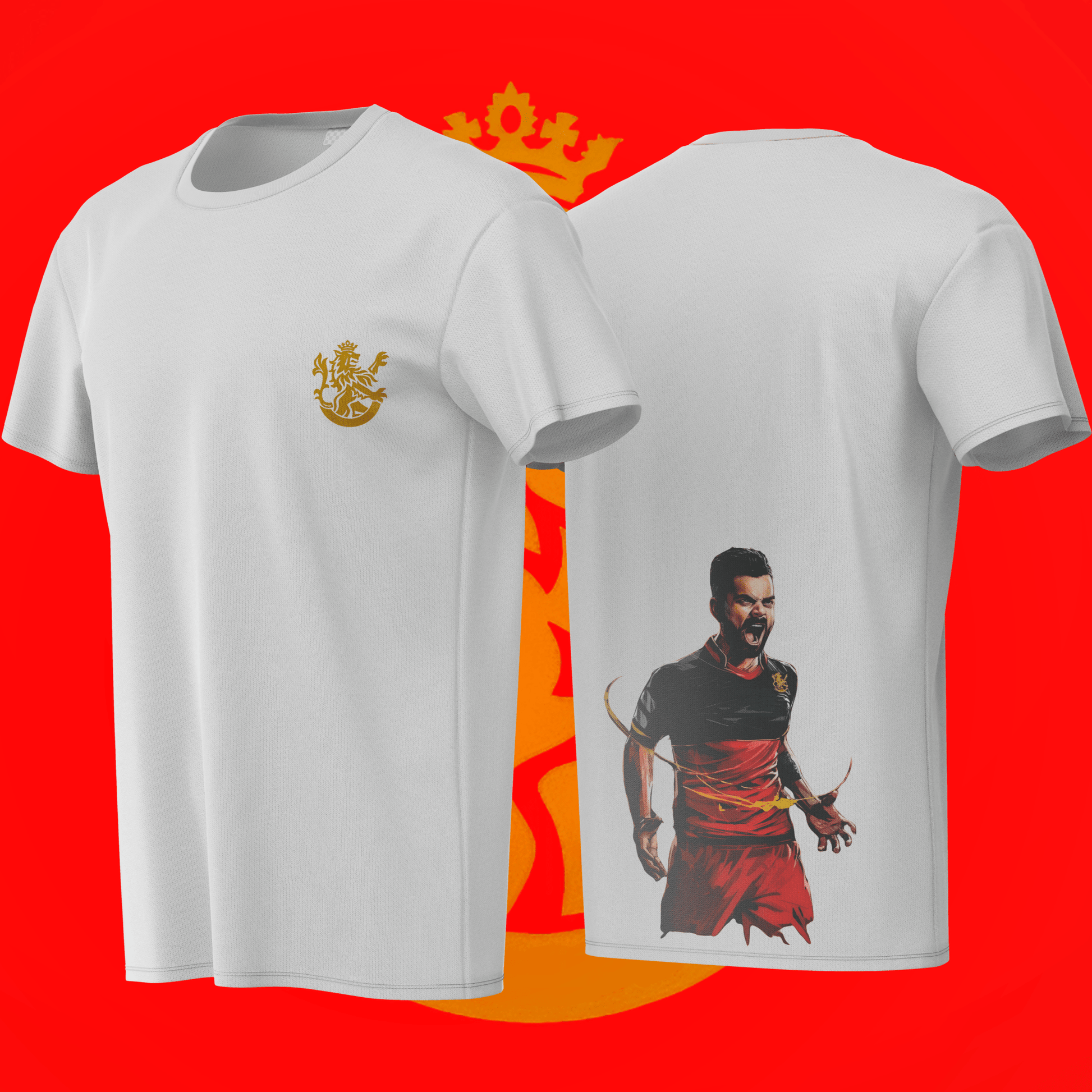 Royal Challenger Vibes Tee – RCB Edition (Unisex) - Inkognito